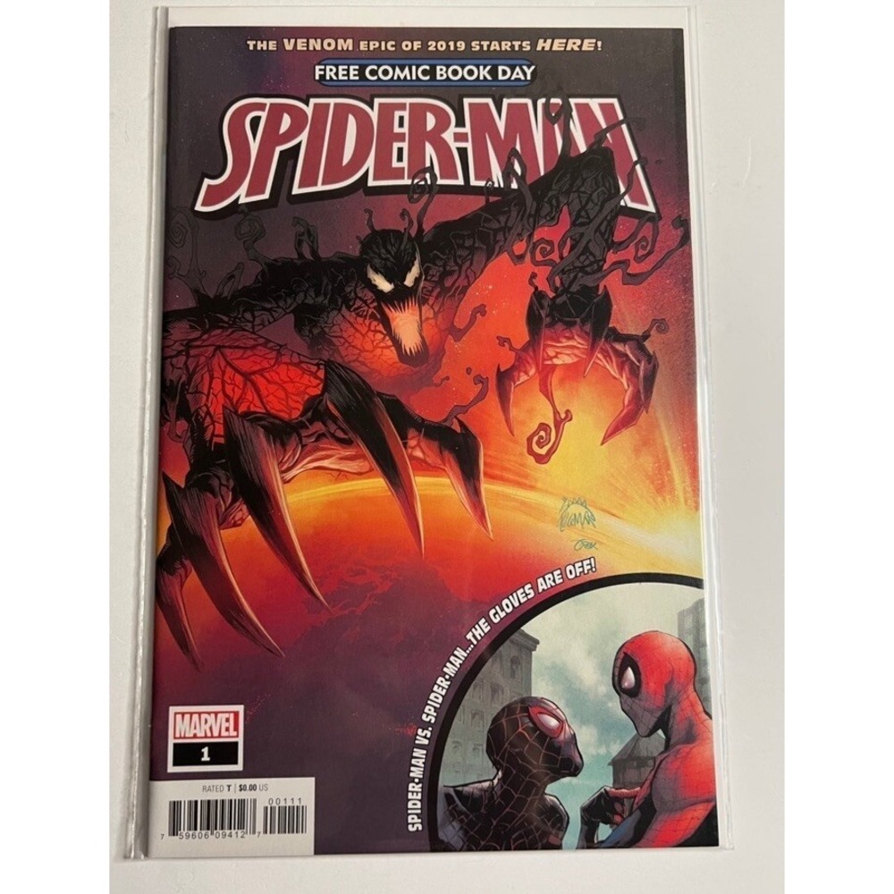 Spider-Man #1 FCBD 2019 Unstamped Unread Free Comic Book Day Venom Carnage